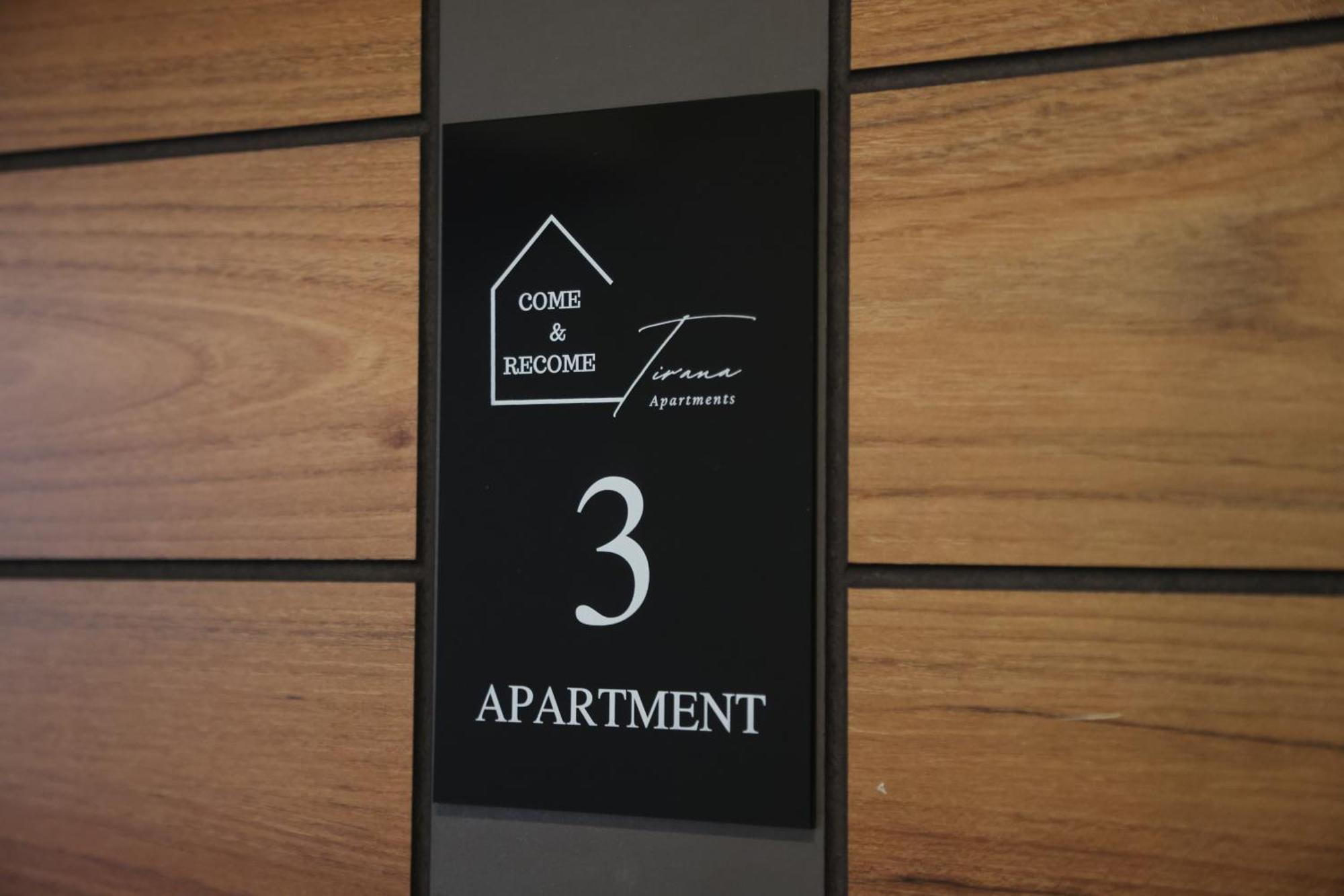 Come&Recome Tirana Apartments Экстерьер фото